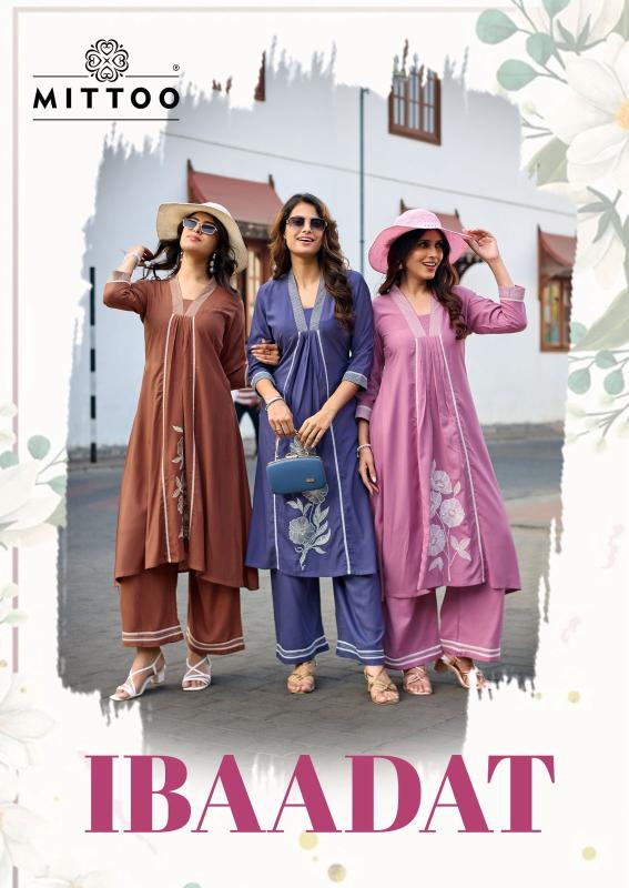 Mittoo ibadat coord set clothing distributors in india
